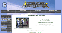 Desktop Screenshot of ndbirdingsociety.com